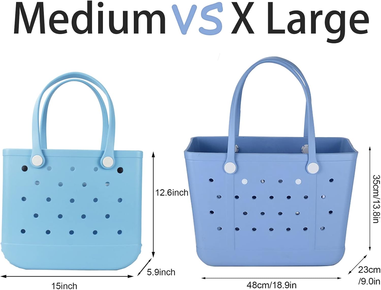 X Large Rubber Beach Bag Waterproof Sandproof Tote A137