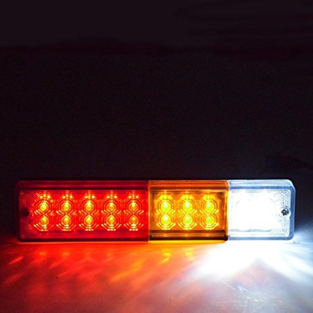 20-LED Truck Trailer Tail Light, Turn Signal & Brake Light, Waterproof (Pack of 2) A63974