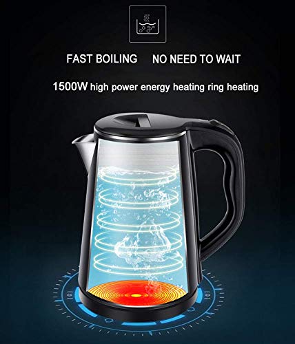 Electric Kettle Stainless Steel 1.8L Cordless with Auto Shut-Off, Pink Y892