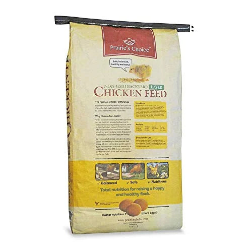 Prairie's Choice Non-GMO Layer Chicken Feed, 25 lbs H92009