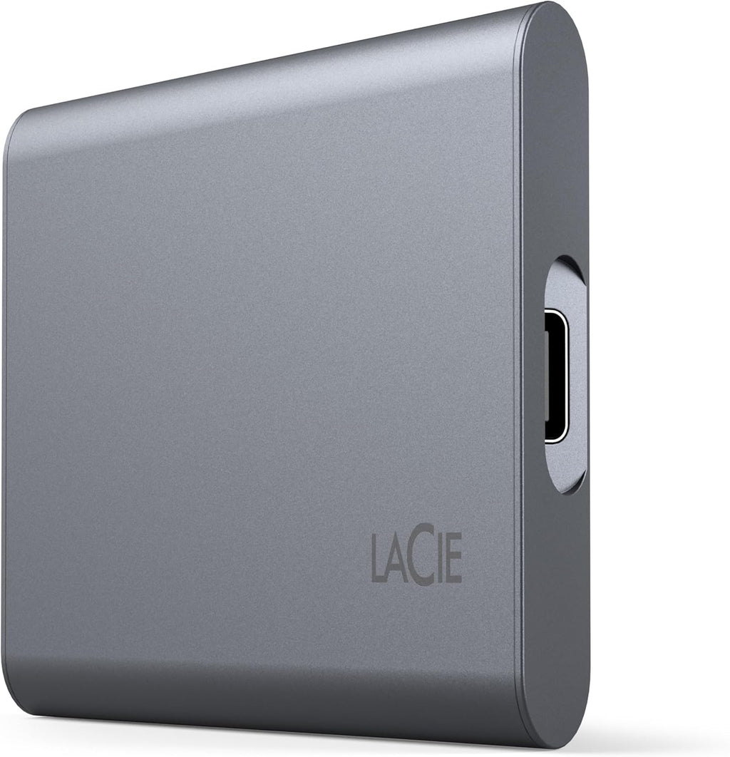 LaCie Mobile Drive SECURE 2TB Portable SSD - Space Grey, USB-C 3.2 R636