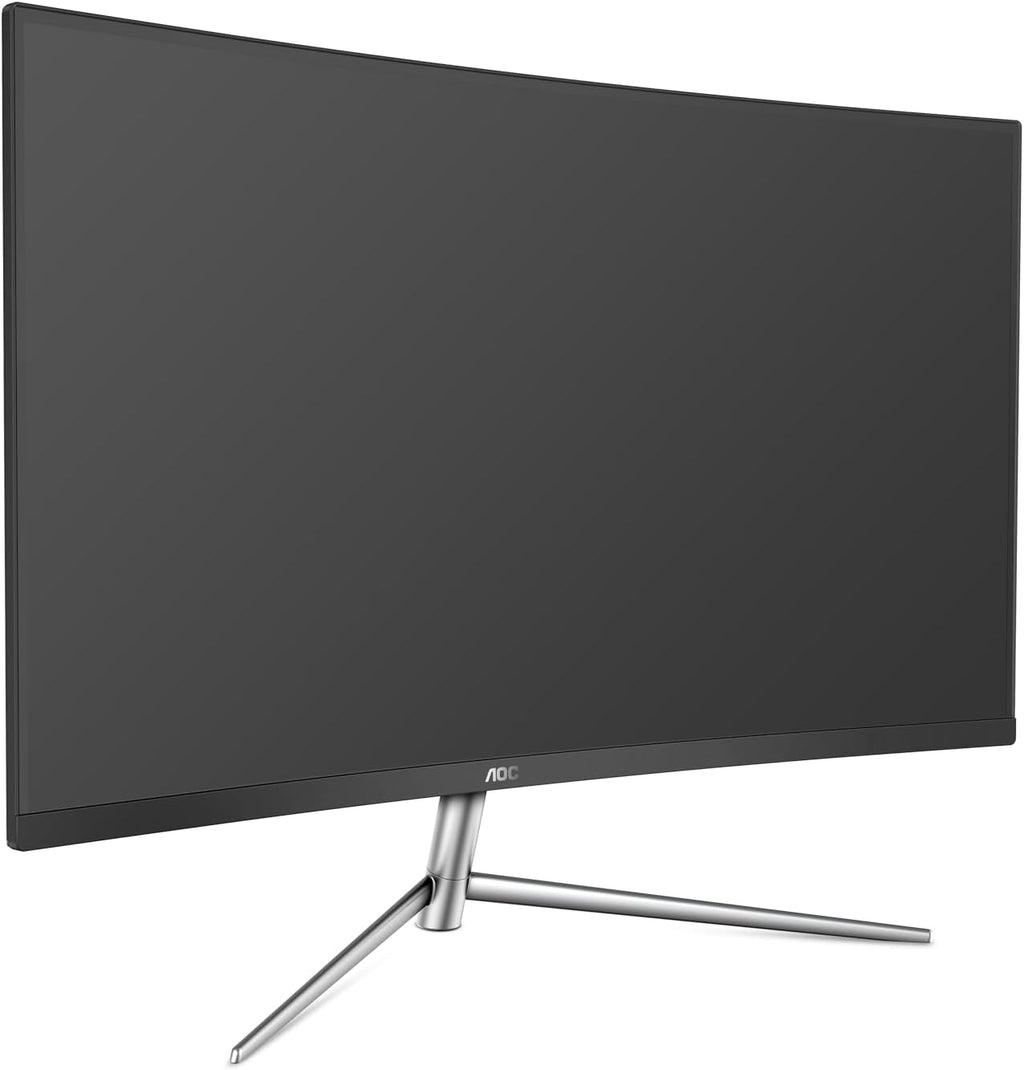 AOC C32V1Q 31.5" Full HD Curved Monitor, 75Hz, Frameless, Black Y567