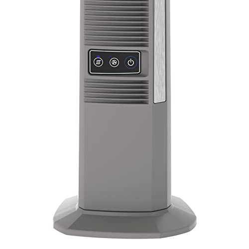 Lasko 42" Portable Outdoor Tower Fan with Bluetooth, Black B843