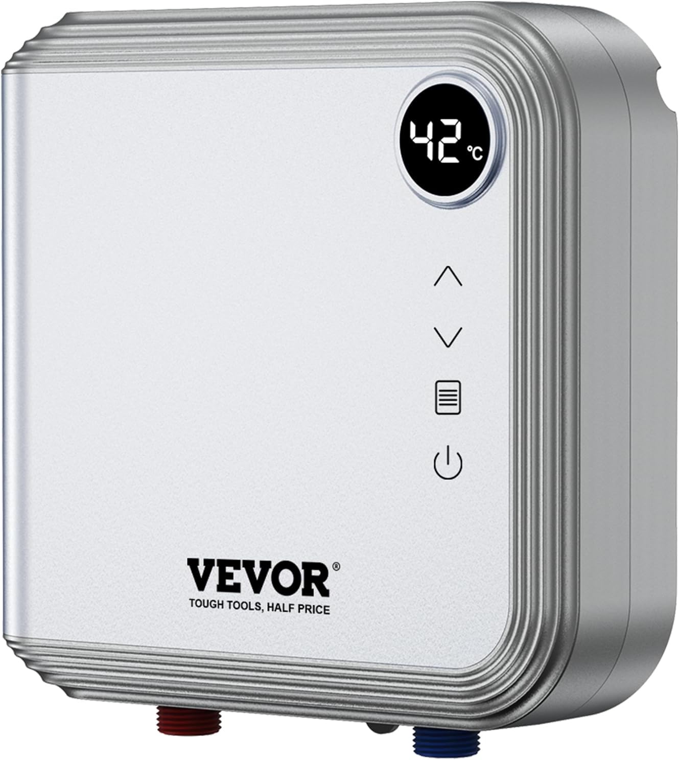VEVOR Tankless Water Heater Electric, 7kw On Demand Instant Under Sink Water Boiler, Digital Temperature Display & Easy Installation & 24-Hour Water Supply, For Kitchen Bathroom Faucet And Shower
