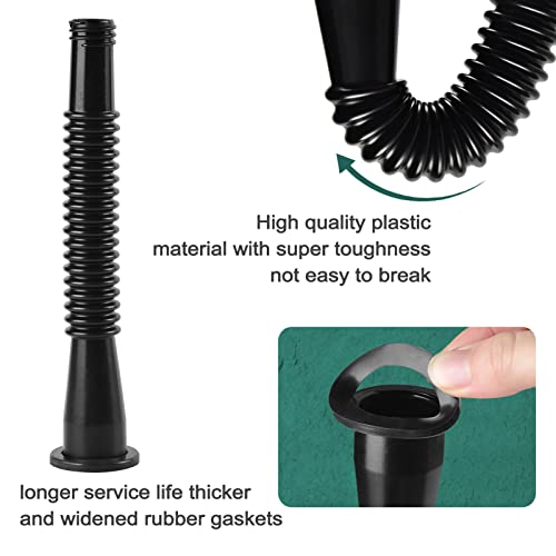 Gas Can Spout Replacement Nozzle Kit Black for 1/2/5/10 gal F448
