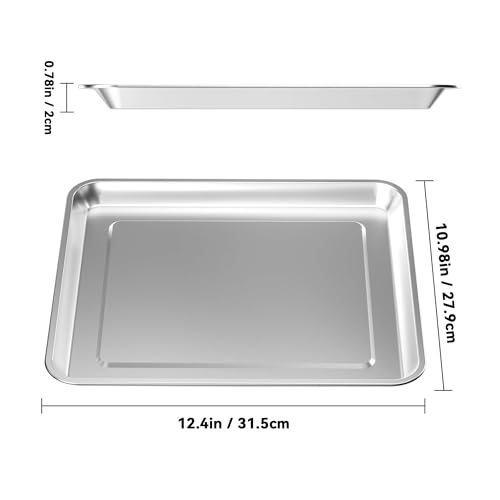 Stainless Steel Baking Tray Pan for Cuisinart Airfryer TOA-060/TOA-065 F545