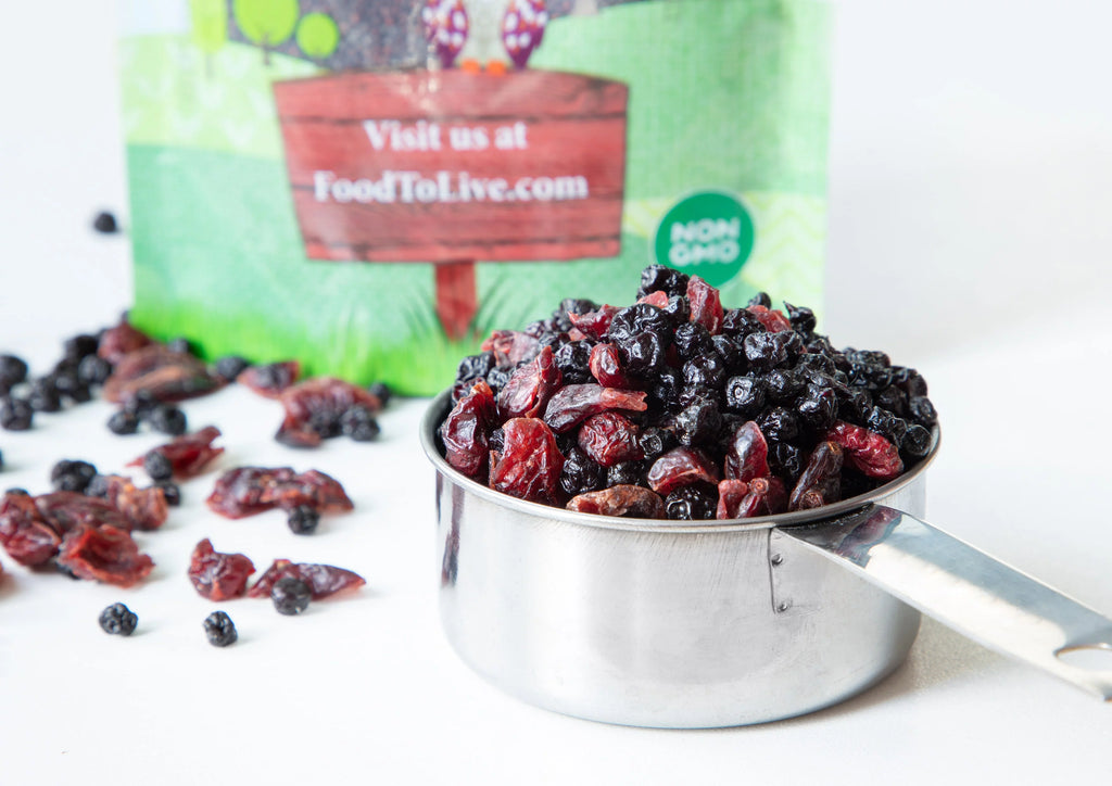 Organic Essential Berries Mix, 1.5 lbs, Non-GMO Dried Blueberries & Cranberries X580682