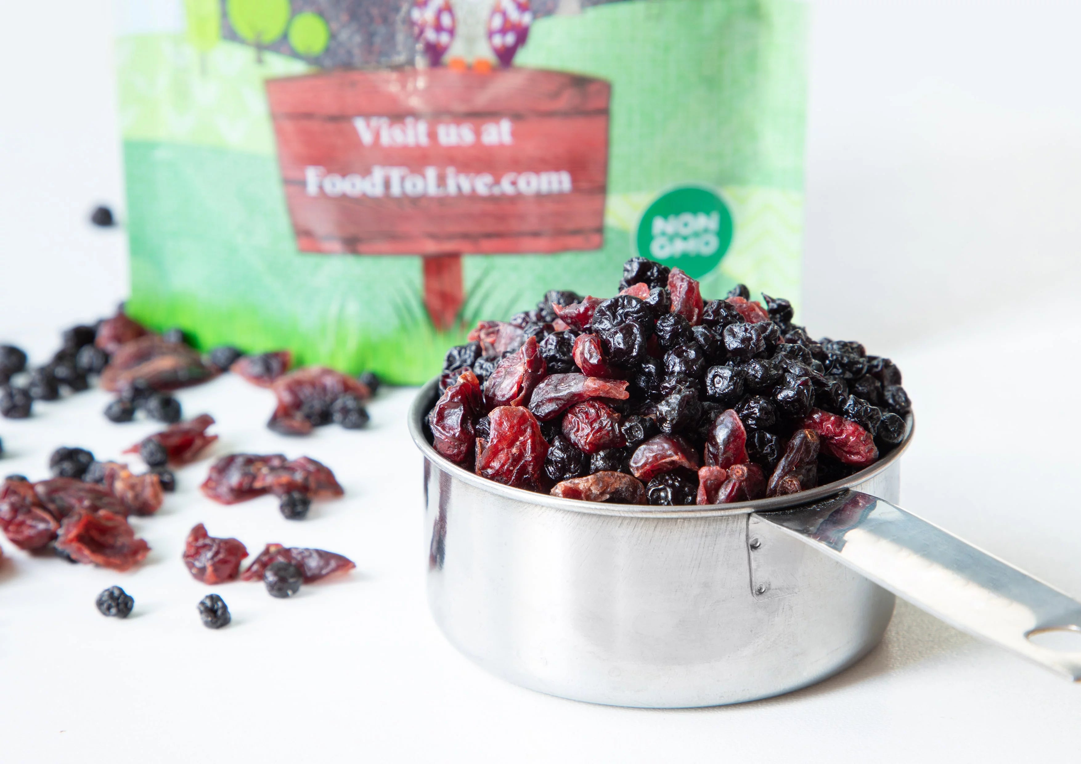 Organic Essential Berries Mix, 1.5 lbs, Non-GMO Dried Blueberries & Cranberries X580682
