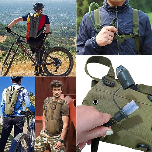 Hydration Pack Hiking Water Backpack with 3L Bladder D959564
