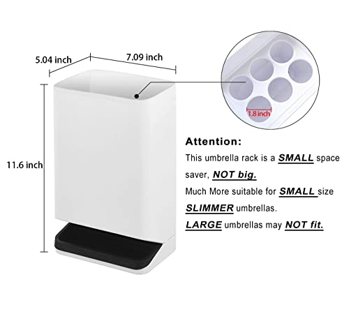 GeLive Small Umbrella Stand Rack with Drip Tray, Freestanding Entryway Holder D489