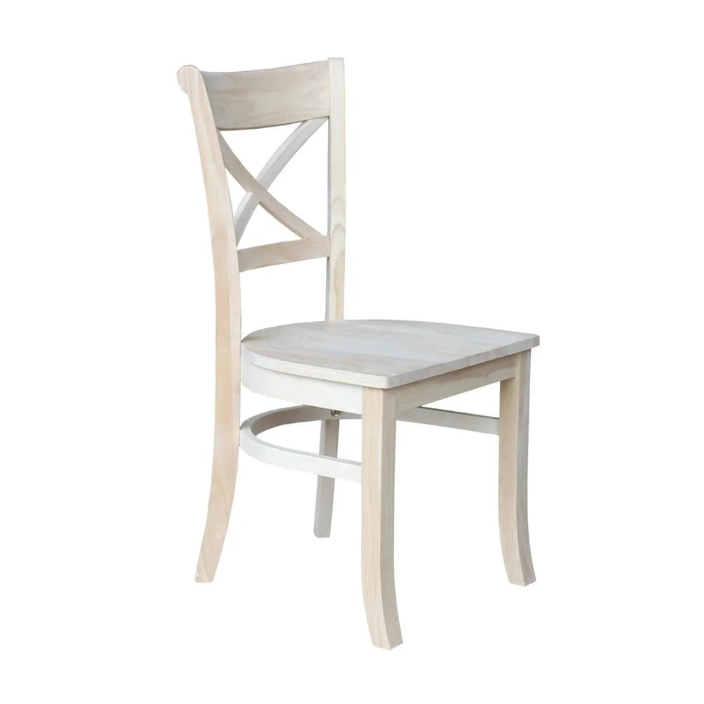 Set of Two Charlotte X-Back Chairs E533069