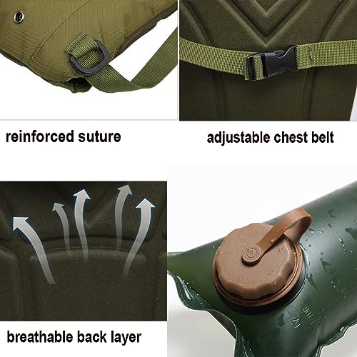 Hydration Pack Hiking Water Backpack with 3L Bladder D959564