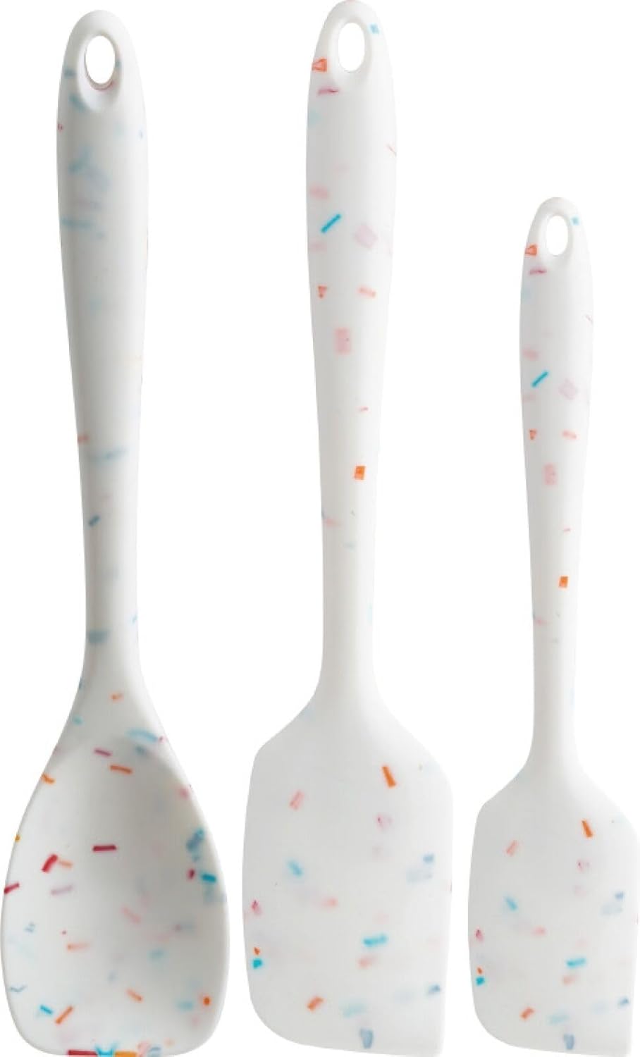 For Trudeau For Confetti For Patterned Silicone, Set of 3, Spatulas, 05118659