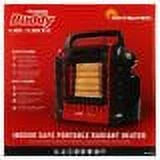 Mr. Heater Buddy Portable Propane Radiant Heater, Indoor-Safe, Red-Black G322