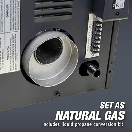 Mr. Heater Big Maxx MHU50NG Natural Gas Unit Heater with Propane Regulator L3515