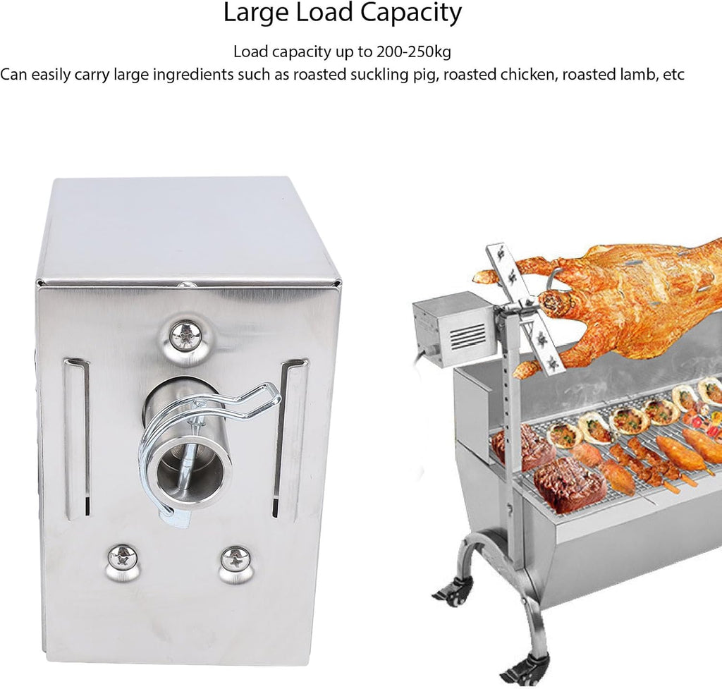 Stainless Steel Electric Grill Rotisserie Motor 45W A46437
