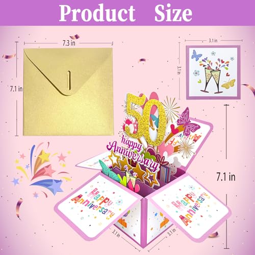 10th Anniversary Card for Him Her, Funny 10 Years Married Gift S4599