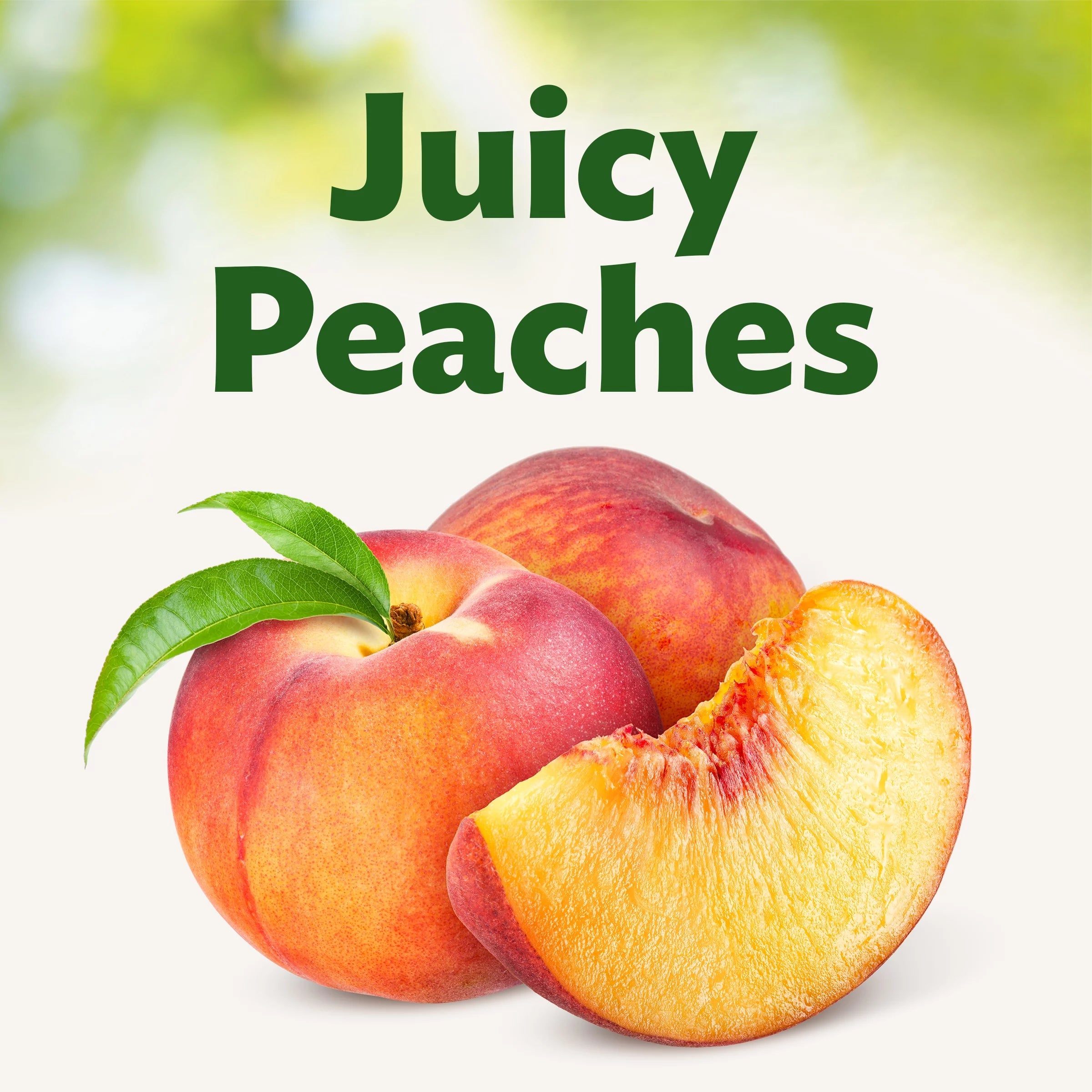 Del Monte Sliced Peaches, No Sugar Added, 14.5 oz, 6 Pack Q2635