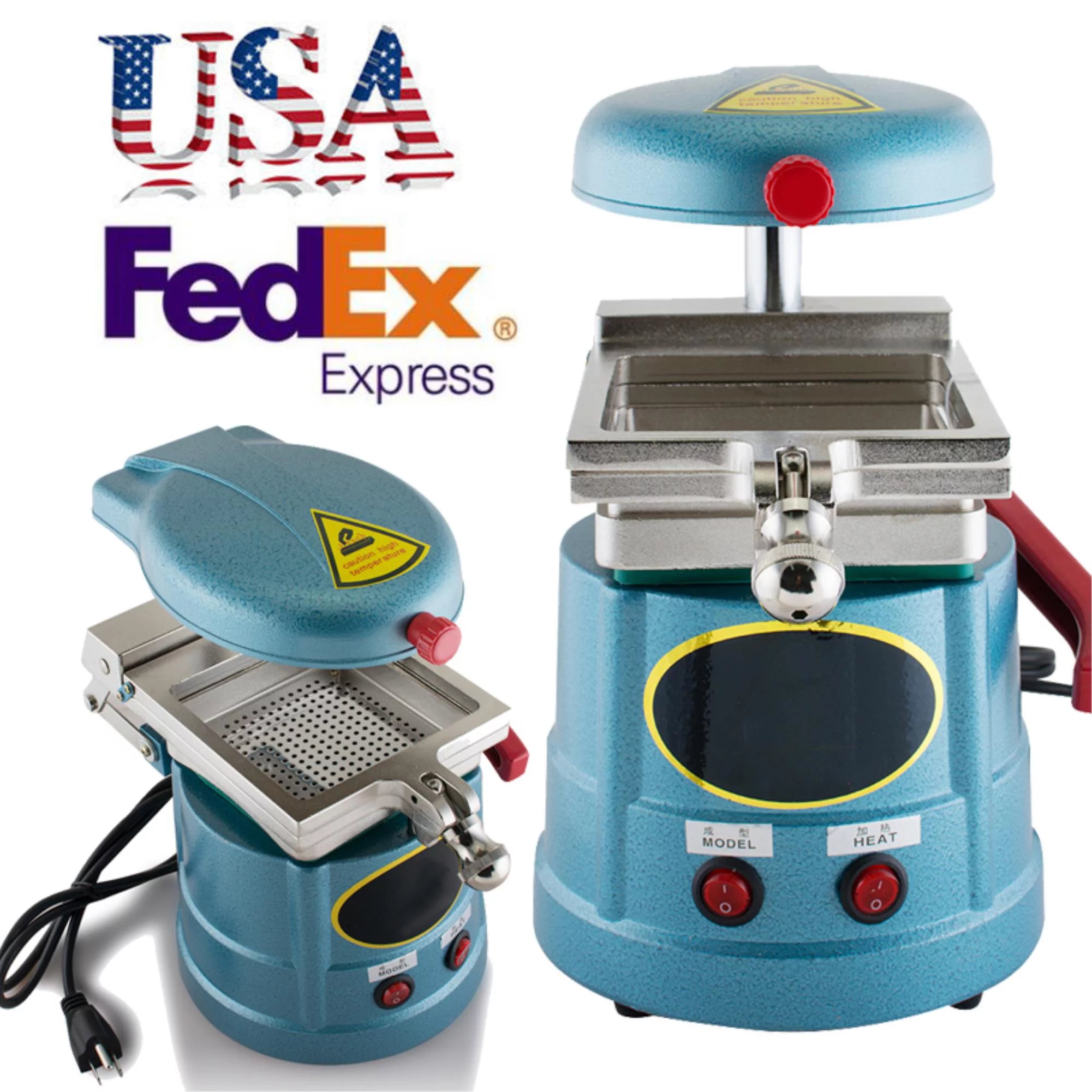 800W Dental Vacuum Forming Machine with Adjustable Heat Molding E333