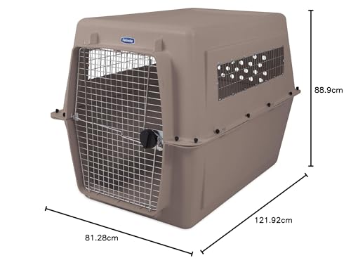 Petmate Ultra Vari Dog Kennel for Extra Large Dogs, Heavy Duty Travel Crate, 48 in. Long J484