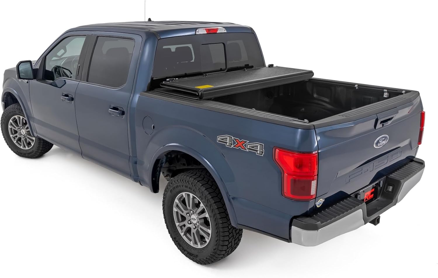 Rough Country Hard Low Profile Tri-Fold Tonneau Cover for Ford F-150 2015-2020 5'7" Bed P403