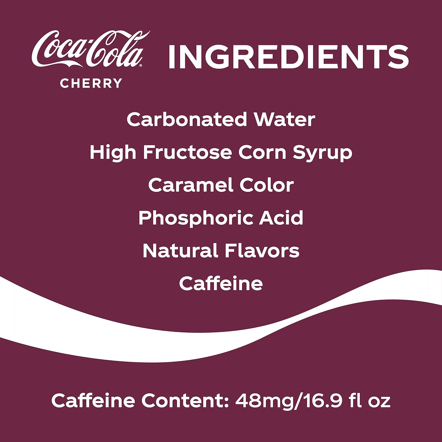 Coca-Cola Cherry Soda, 16.9 fl oz, 12 Pack E64499