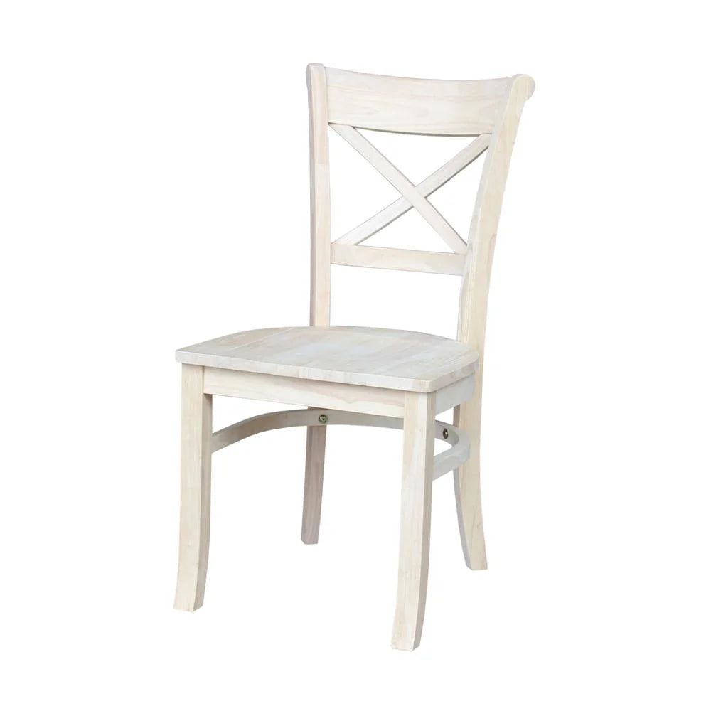 Set of Two Charlotte X-Back Chairs E533069