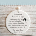 10 Years for Couple,10th Wedding for Wife or Husband,Tin, Aluminum Anniversary Marriage Presents for Her or Him
