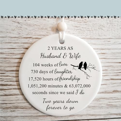 10 Years for Couple,10th Wedding for Wife or Husband,Tin, Aluminum Anniversary Marriage Presents for Her or Him