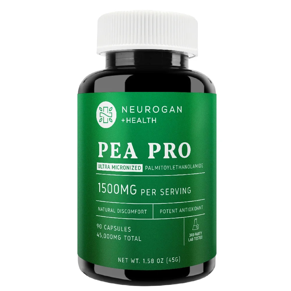 Ultra Micronized Palmitoylethanolamide (PEA) Supplement - 1500 MG Per Serving - Highly Purified & Bioavailable - 90 Capsules - Natural Discomfort Support for Men and Women