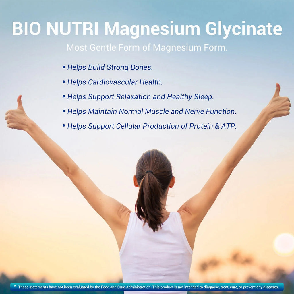 Magnesium Glycinate 1330mg 250 Capsules G269