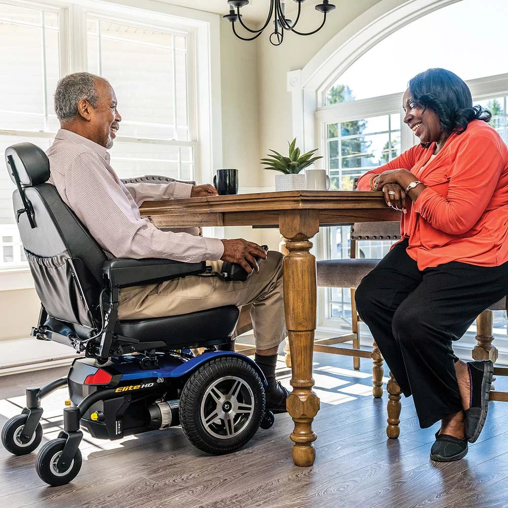 Pride Mobility Jazzy Elite HD Heavy Duty Power Chair, Red N1004