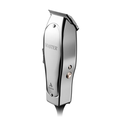 Andis 01820 Professional Fade Master Hair Clipper, Adjustable Carbon Steel Blade, Silver U466094