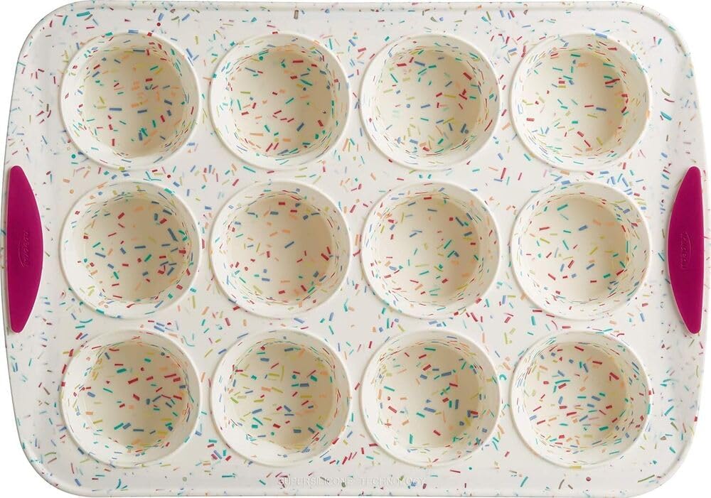 Silicone 12-Cavity Muffin Mold S4812