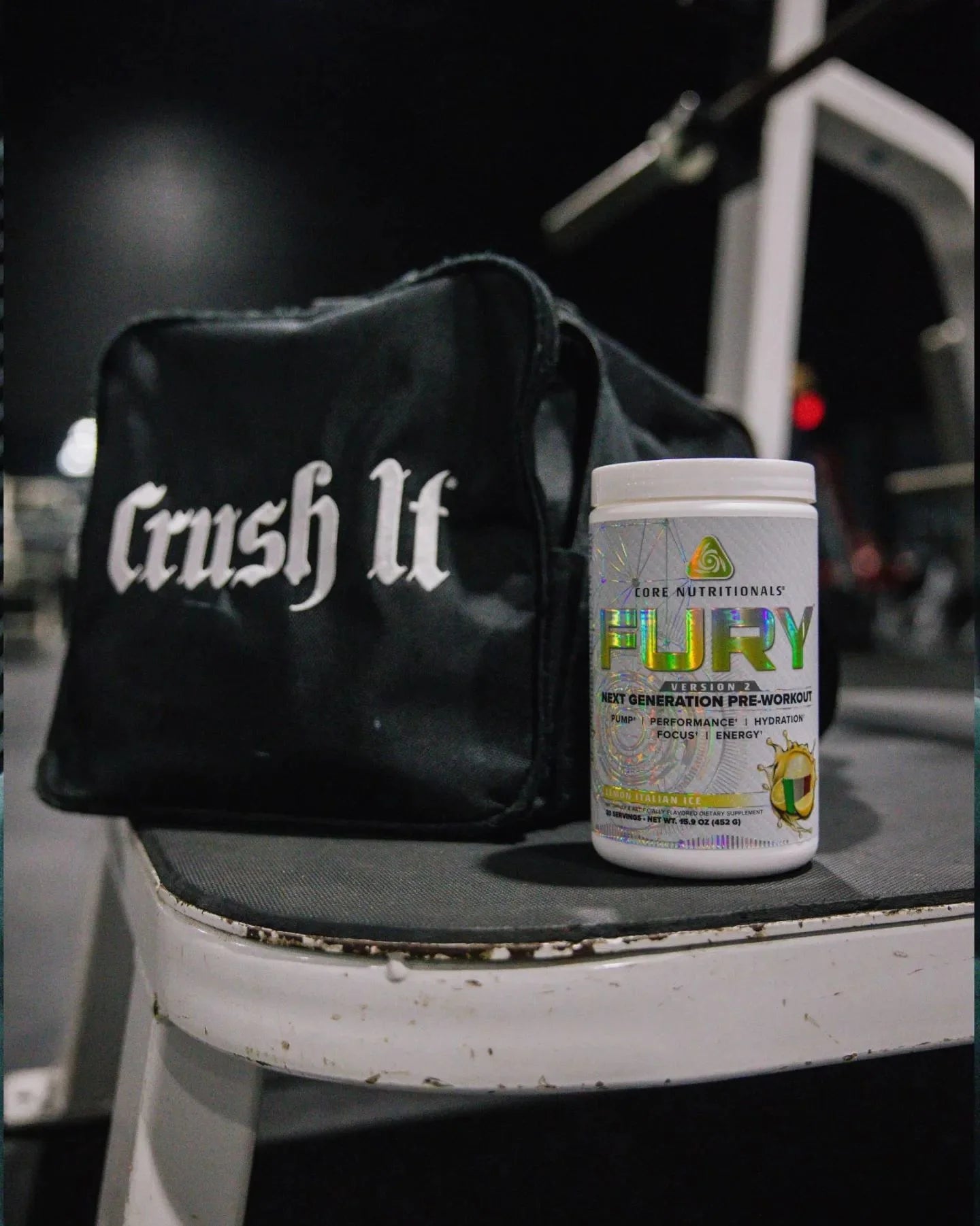 Core Nutritionals Fury V2 Platinum Pre Workout 20 Servings Sour Watermelon Strawberry L914