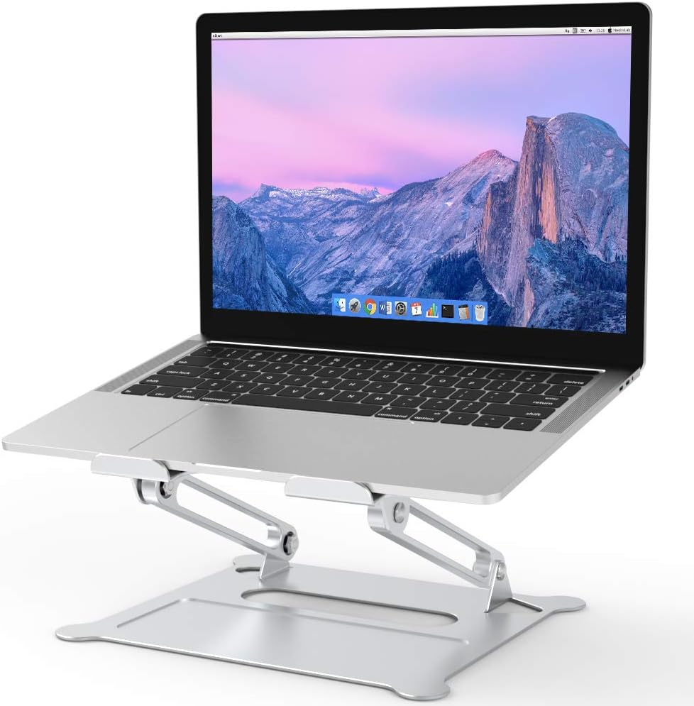 BESIGN LS05 Aluminum Laptop Stand, Ergonomic Adjustable, Silver W972