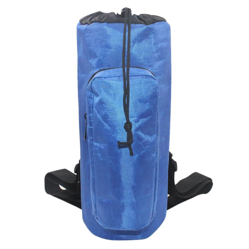 Waterproof Shockproof Oxygen Cylinder Tank Holder Backpack Sleeve Bag With Adjustable Shoulder Strap And Side Pockets For Oxygen Cylinders And D Tanks