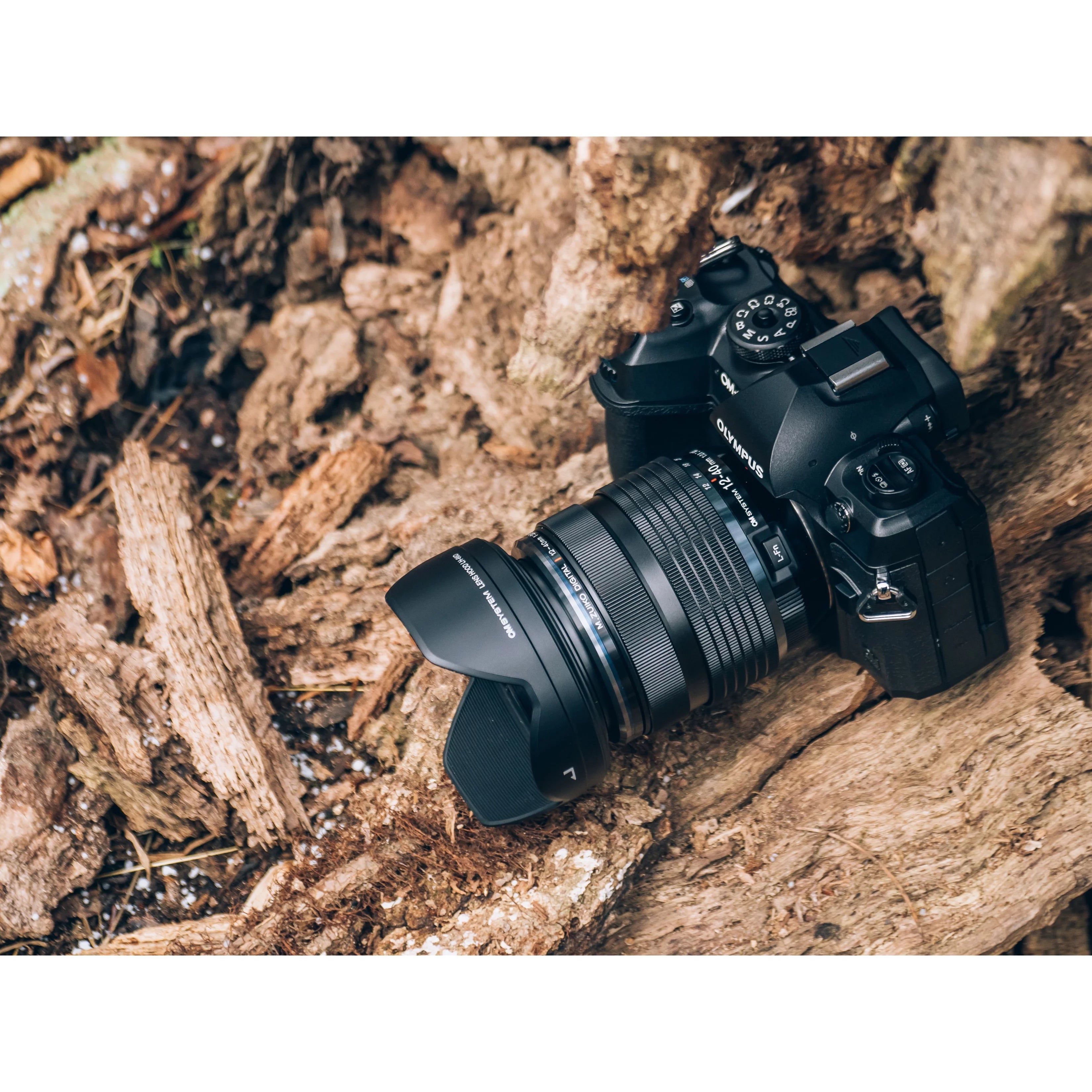 Olympus OM SYSTEM OM-1 20.4MP Mirrorless Camera with Lens, Black J55425