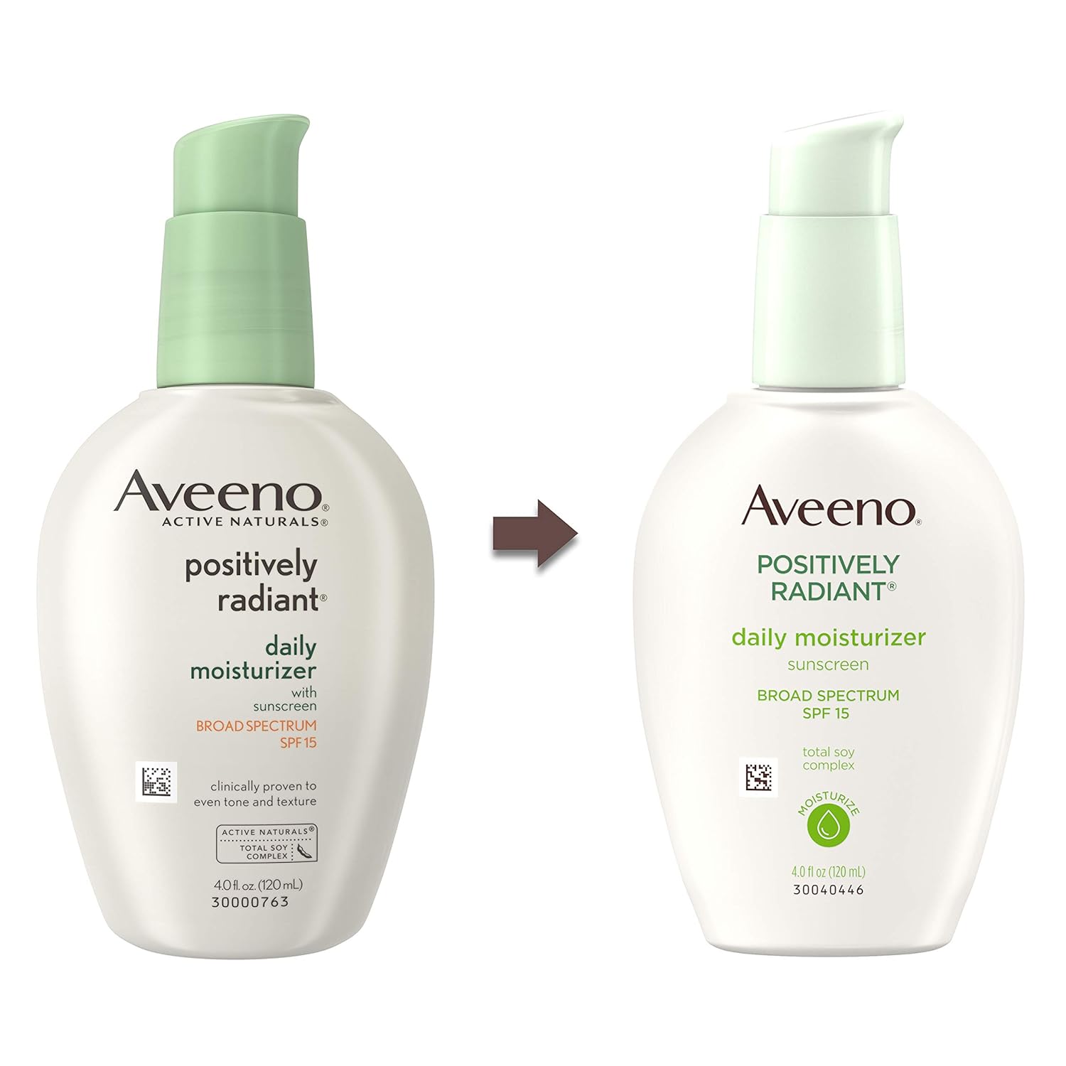 Aveeno Positively Radiant Daily Face Moisturizer SPF 15, 4 fl. oz C5945