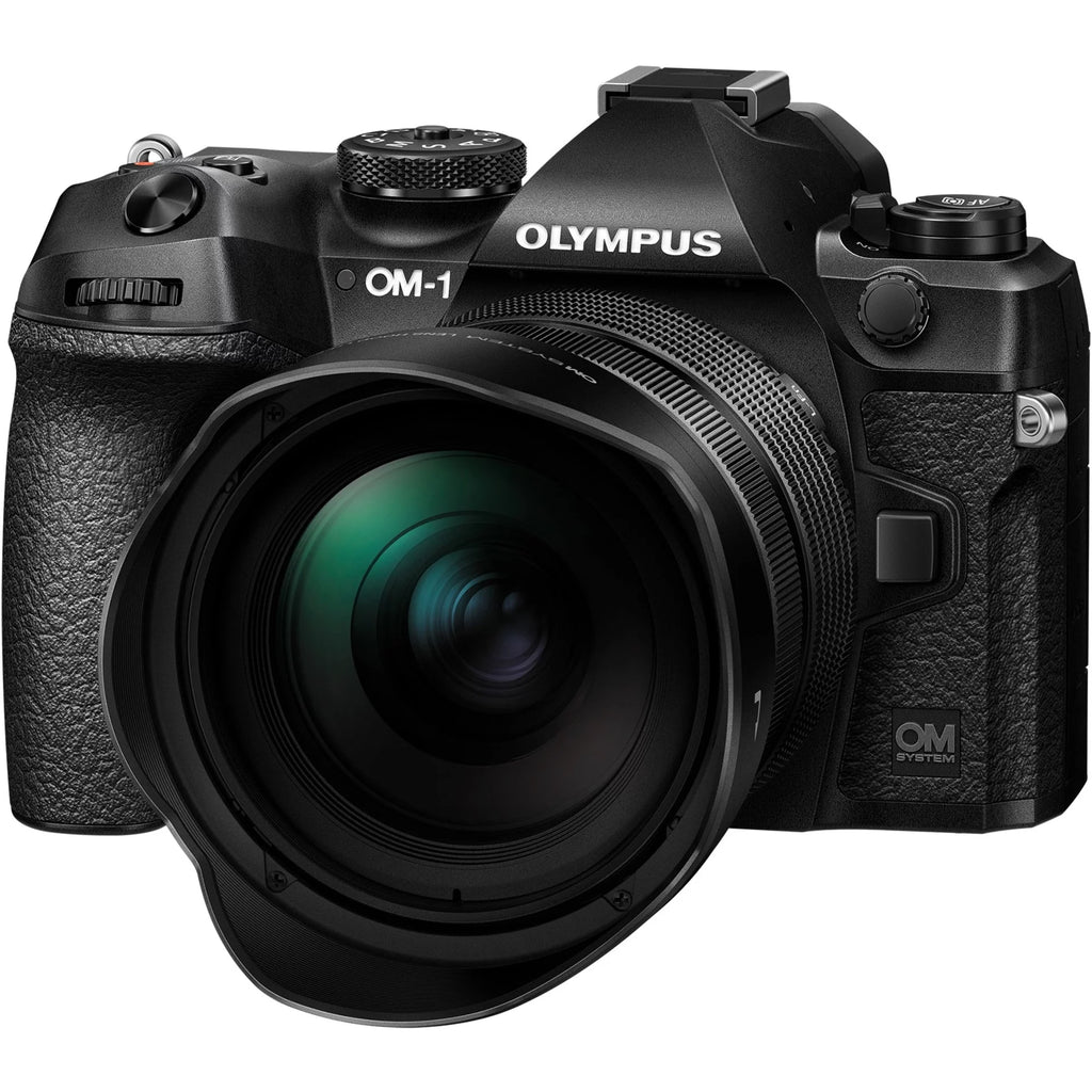 Olympus OM SYSTEM OM-1 20.4MP Mirrorless Camera with Lens, Black J55425