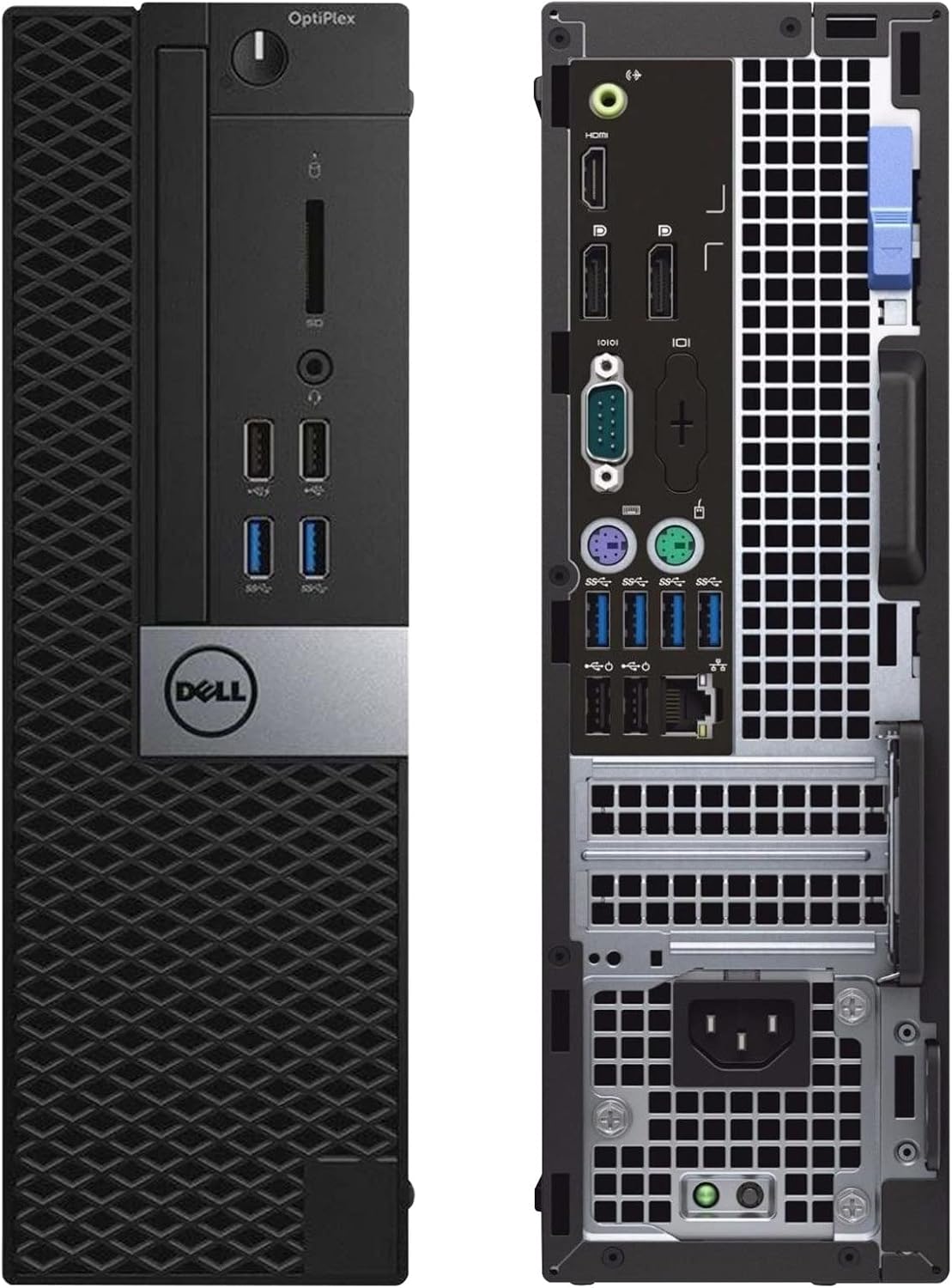 Dell OptiPlex 7040 Desktop PC, 16GB RAM 1TB SSD, 24 Inch Monitor, Renewed D52881