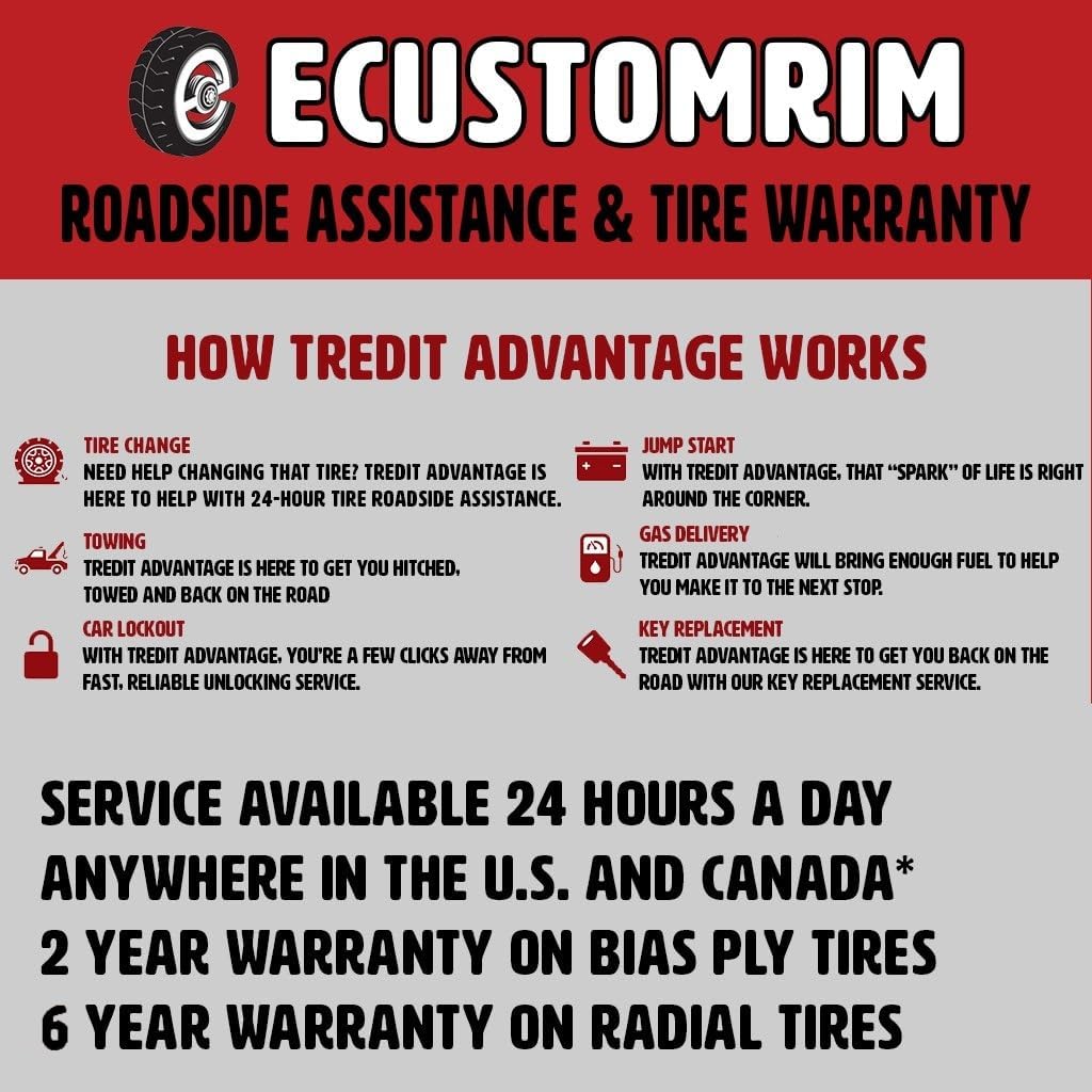 eCustomRim ST205/75R14 Steel Belted Radial Trailer Tire Load Range C Q161
