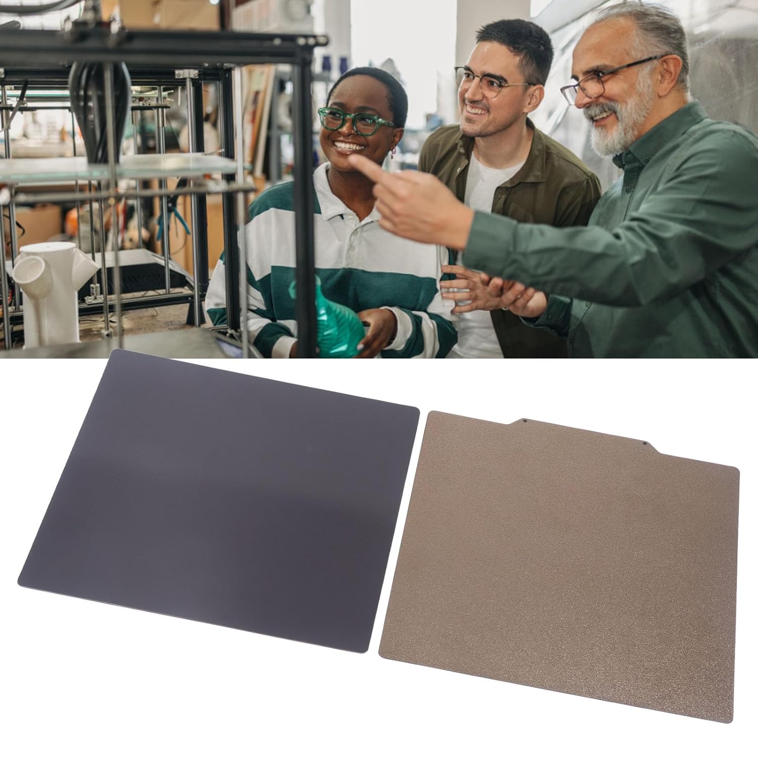 3D Printer Build Plate Carbon Fiber PET Textured PEI Spring Steel Sheet F6852