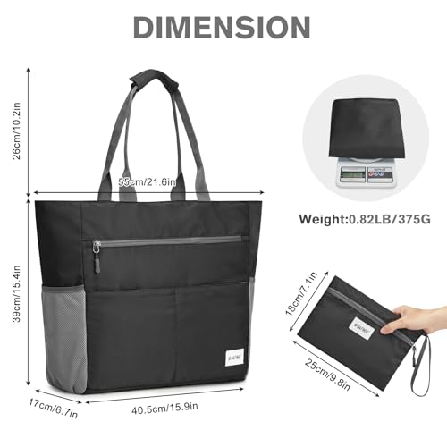 G4Free Waterproof Sandproof Beach Tote Bag for Women W4357