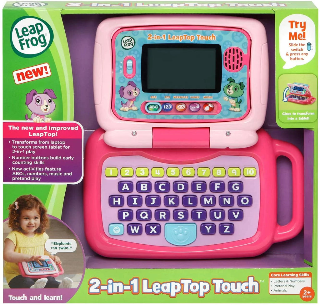 LeapFrog 2-in-1 LeapTop Touch, Pink R2281