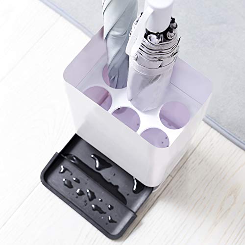 GeLive Small Umbrella Stand Rack with Drip Tray, Freestanding Entryway Holder D489