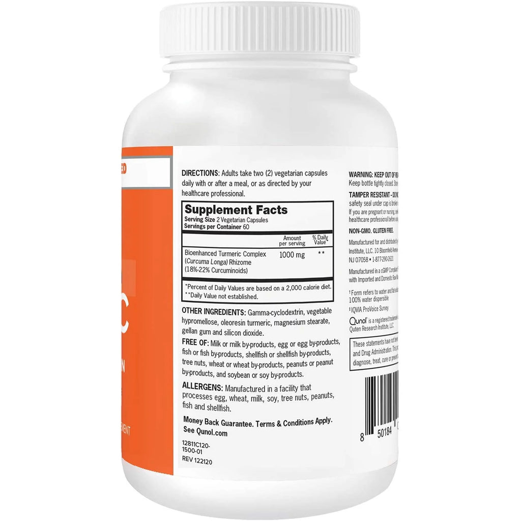 Qunol Turmeric Veggie Caps, 120 ct. B351