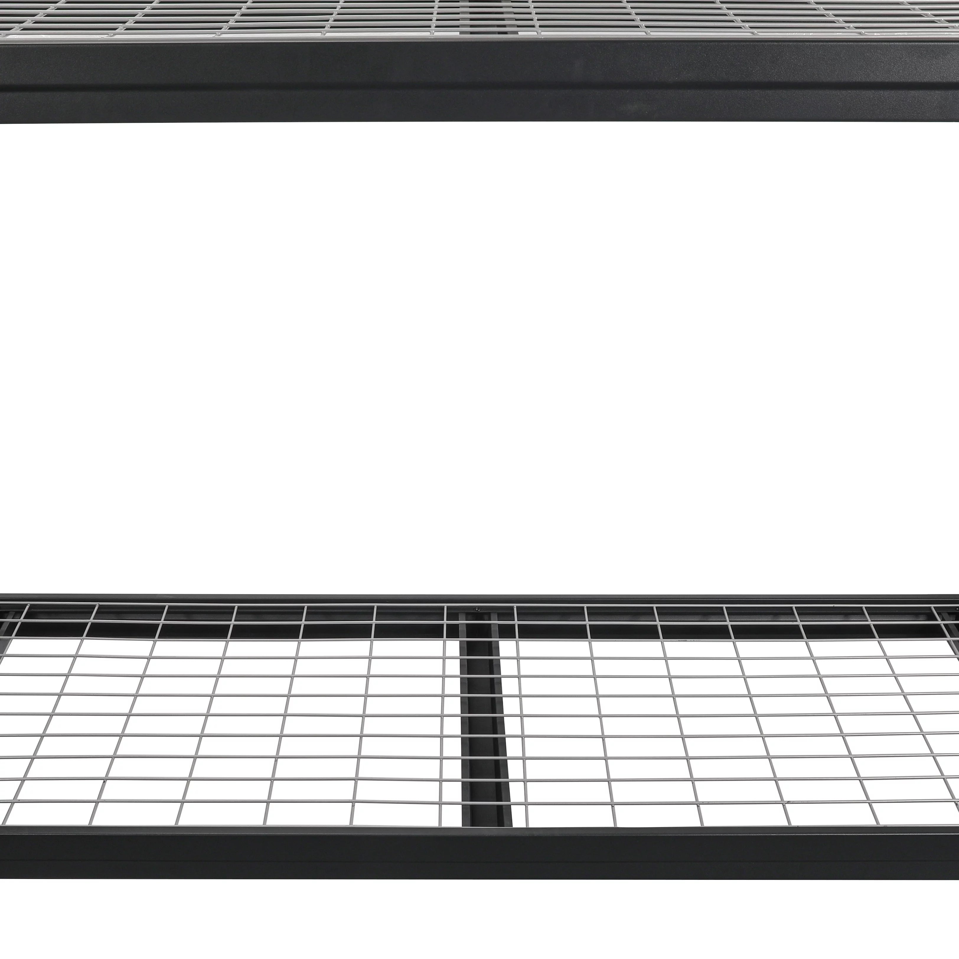 WORKPRO Steel 3-Tier Storage Shelf Unit 72" H x 77" W x 24" D, Black L948397