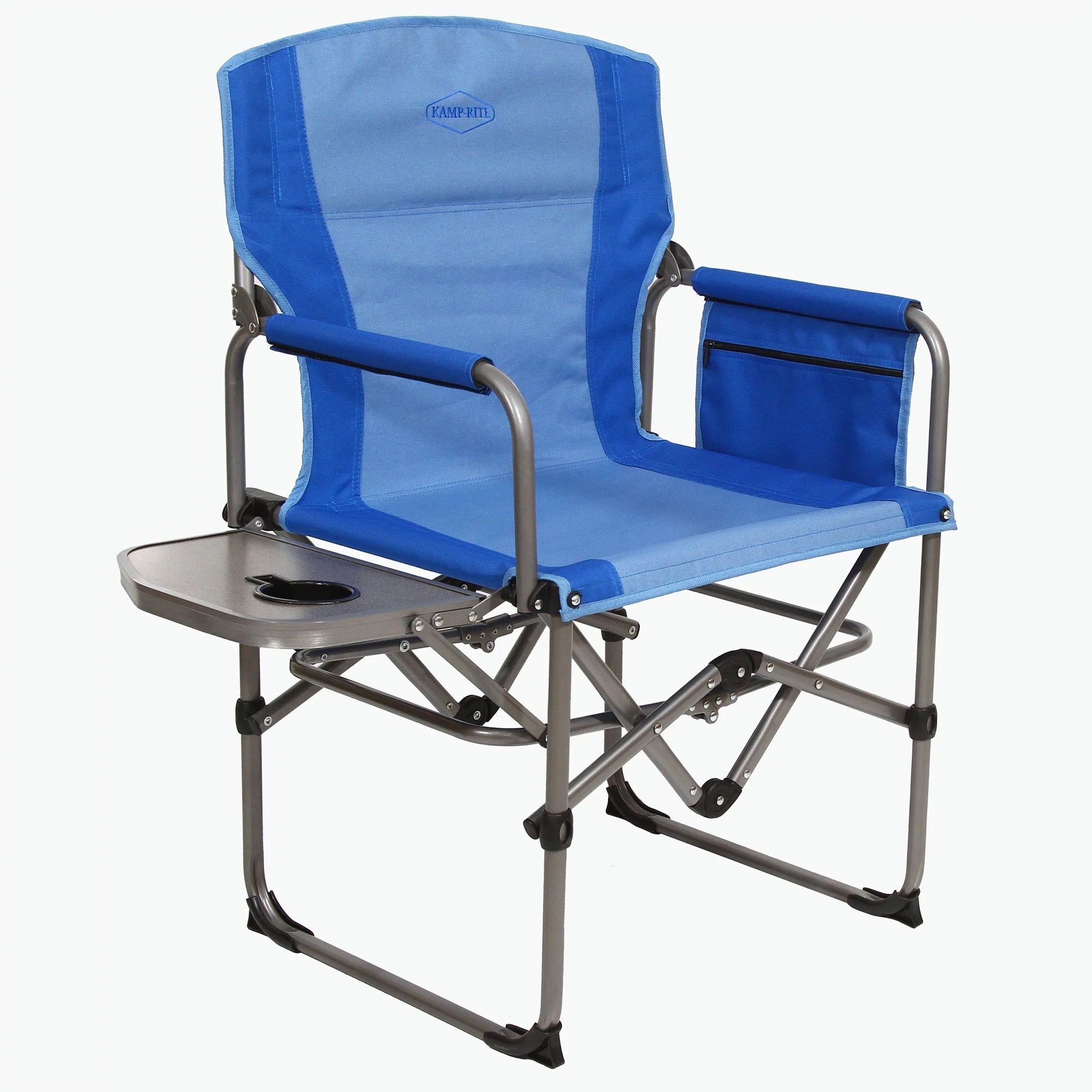 Kamp-Rite Outdoor Folding Director's Chair with Side Table P649