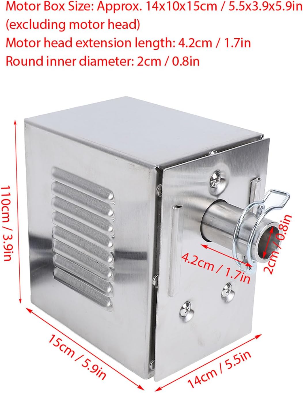 Stainless Steel Electric Grill Rotisserie Motor 45W A46437